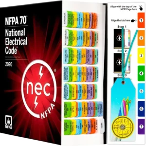 NFPA 70 National Electrical Code 2020 Edition Paperback with Ez Tab